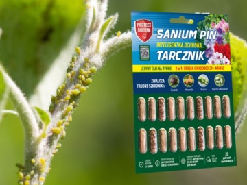 SANIUM PIN 2 в 1 Палочки для борьбы с вредителями 20 шт + фунгицид 15 мл