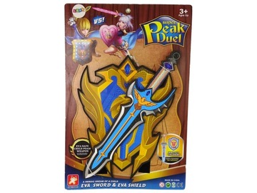 Синий меч воина E, набор пенопластовых щитов