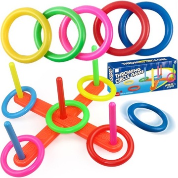 SERSO SPORTS ИГРА НА НАВЫКИ: МЕТАНИЕ КОЛЬЦЕВ В КЛЕЩЕЙ ПАЛКАМИ