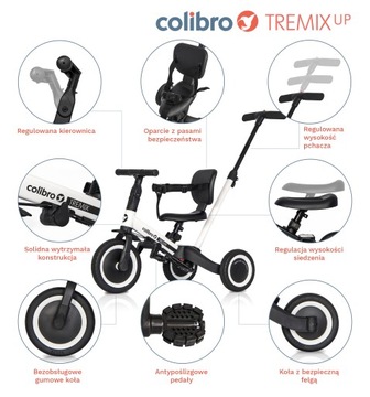 Трехколесный беговел TREMIX UP 6in1