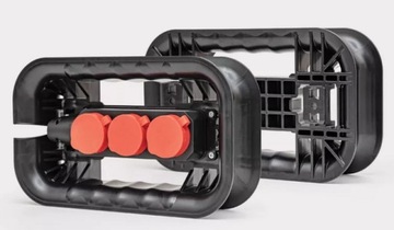 Nawijak na kable z listwą elektryczną QBRICK system