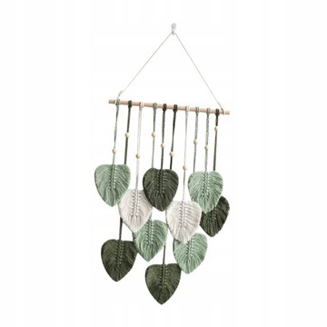Macrame Wall Hanging Tkany Gobelin Boho Tło