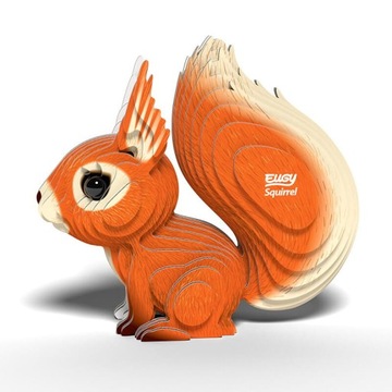 Wyobraźnia Wiewiórka Pospolita Puzzle 3D Eko Edu