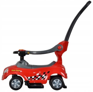 RIDE ON ДЛЯ ДЕТЕЙ PUSH CAR 3в1 СИГНАЛ С МЕЛОДИЯМИ РУЧКА ДЛЯ ВОЖДЕНИЯ