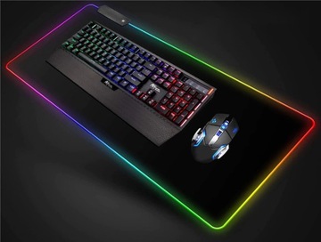 ИГРОВОЙ КОВРИК ДЛЯ МЫШИ СО СВЕТОДИОДНОЙ RGB ПОДСВЕТКОЙ