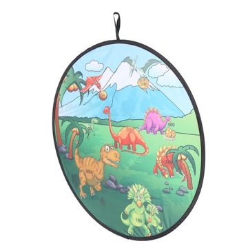 Детский мишень с рисунком динозавра.