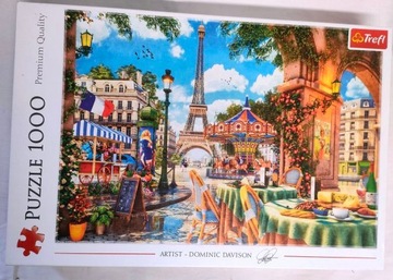 Puzzle Trefl Puzzle 1000 elementów obraz Dominic Davison wieża Eiffla