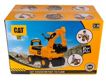 ЭКСКАВАТОР JEZDZIK CAT С ПОДВИЖНЫМ КОВШОМ АВТОМОБИЛЬ 2 В 1 ТОЛКАЧ 12М+ ЛИЦЕНЗИЯ