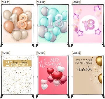 TŁO ścianka FOTO ślubna PERSONALIZOWANA kwiaty