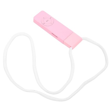 МИНИ MP3 МУЗЫКАЛЬНЫЙ ПЛЕЕР 64 ГБ РОЗОВЫЙ