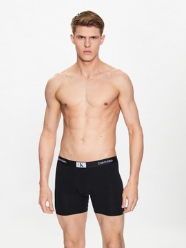 CALVIN KLEIN BOXERS - BOKSERKI MĘSKIE 3P CZARNY S