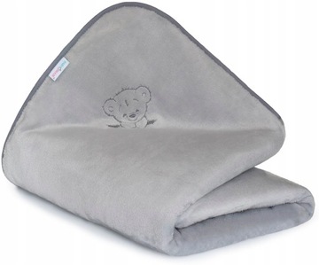 BABYMAM KOCYK PLUSZOWY HAFTOWANY 75x100 PREMIUM