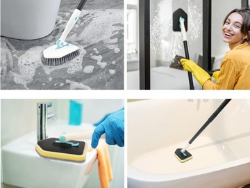 МНОГОФУНКЦИОНАЛЬНАЯ ЩЕТКА НАБОР 3 В 1 ЩЕТКА ИЗ МИКРОФИБРЫ МНОГОФУНКЦИОНАЛЬНАЯ ГУБКА