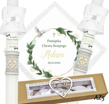 КРЕЩЕННАЯ СВЕЧА, КРЕЩЕННЫЙ ШАПОЧКА, ЭКО КОРОБКА