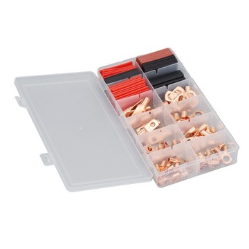 150 Pcs Set Wire Lugs Heat Shrink Tubes Set Thickened Copper Battery Cable