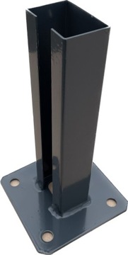 Podstawa Słupka 60x40 Antracyt Grafit 7016 stopka