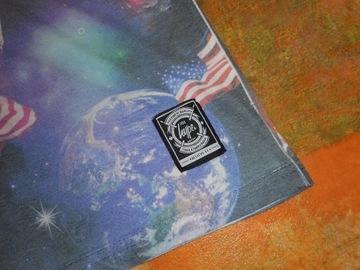 HYPE USA L T-SHIRT KOSMOS SPACE MOON EARTH ASTRONAUTA NASA ORYGINAŁ UNIKAT