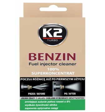K2 BENZIN 50ML DO CZYSZCZENIA WTRYSKÓW BENZYNA