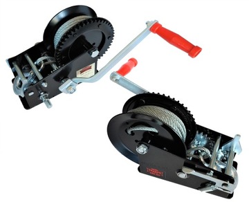 Wciągarka wyciągarka DRAGON WINCH lina stalowa 6mm 10m 1588kg 2 przełożenia