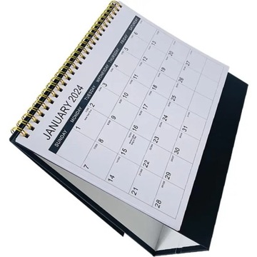 2024 Full Year Calendar Small Desk Calendar Standing Calendar Desk