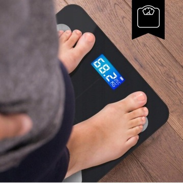 УМНЫЕ ВЕСЫ ДЛЯ ВАННОЙ С BLUETOOTH 25в1 180КГ АНАЛИТИЧЕСКОЕ ИНТЕЛЛЕКТУАЛЬНОЕ СТЕКЛО