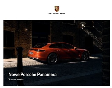 Porsche Panamera prospekt model 2021 polski