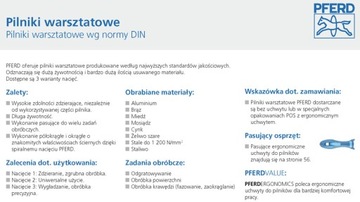 Pilnik płaski do metalu 200mm /1 541494 PFERD