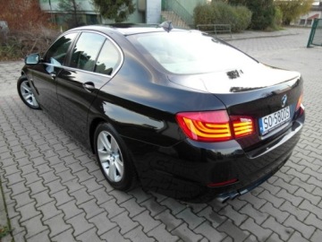 BMW Seria 5 F10-F11 Limuzyna 520d 184KM 2013 BMW Seria 5 Xenon Skora Navi Profesjonal Dociagi Head-Up 2.0 Diesel 184KM, zdjęcie 2