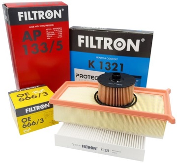 FILTRON ZESTAW FILTRÓW RENAULT CLIO IV 0.9 1.2 TCE