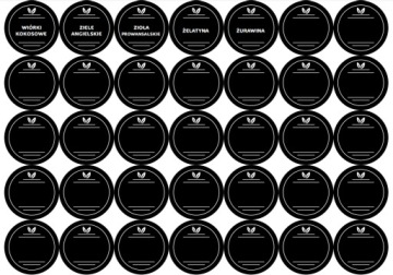 НАКЛЕЙКИ ЭТИКЕТКИ НА БАНКИ ДЛЯ СПЕЦИЙ JAR 210 ШТ.
