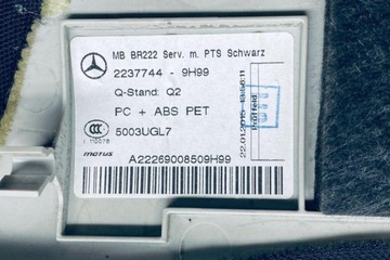 DISPLEJ ČIDEL PARKOVÁNÍ MERCEDES-BENZ S (W222, V222 X222)