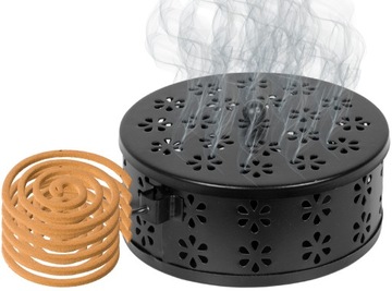 6X SPIRALA NA KOMARY MESZKI Z DEKORACYJNĄ OSŁONKĄ