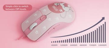 Mysz Przewodowa Akko AG325C Przewodowa mysz komputerowa do gier-Sailor LUNA