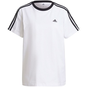 L Koszulka damska adidas Essentials 3-Stripes biała H10201 L
