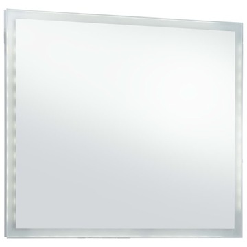 Настенное зеркало для ванной комнаты со светодиодной подсветкой, 60 х 50 см.