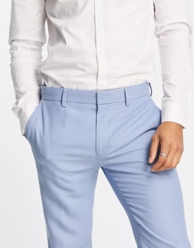 TOPMAN SPODNIE NIEBIESKIE ELEGANCKIE 32/32 1XMC