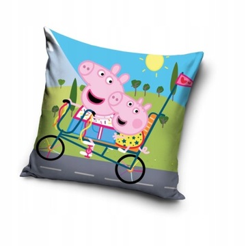 PODUSZKA ŚWINKA PEPPA 40x40 cm WYPEŁNIENIE