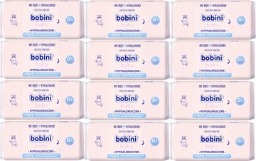 BOBINI Chusteczki Nawilżane Hypoalergiczne 720szt