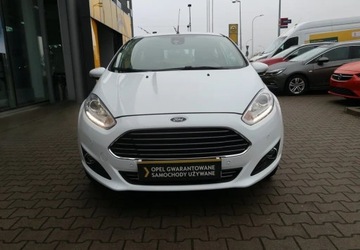 Ford Fiesta VII Hatchback 3d Facelifting 1.0 EcoBoost 100KM 2017 Ford Fiesta 1,0 turbo (100KM) klima, pdc, komputer Benzyna 100KM, zdjęcie 1