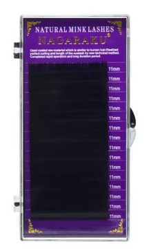 Ресницы Nagaraku Mink C 0,07, длина 11мм, 16 полосок