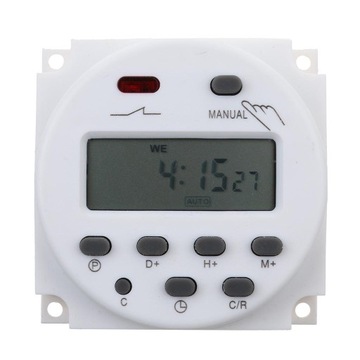 Przełącznik przekaźnika czasowego LCD 2A