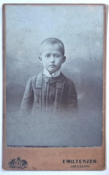 STARA FOTOGRAFIA PORTRET DZIECKA EMIL TENZER