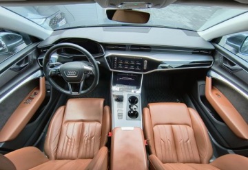 Audi A7 C8 Sportback 3.0 55 TFSI 340KM 2018 Audi A7 Sportback Matrix Fotele konturowe Pneumatyka Radary ACC Virtual Do, zdjęcie 9