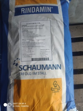 Mieszanka paszowa min-wit dla bydła,premix,Rindamin ES,Schaumann.30kg