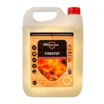 Dekspol impregnat ogniowy do drewna CZERWONY 5kg