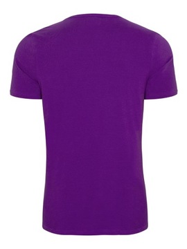 Quickside - t-shirt męski fiolet podkoszulek L