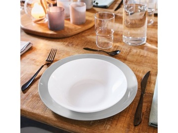 Тарелка глубокая 20 см белая DIWALI LUMINARC