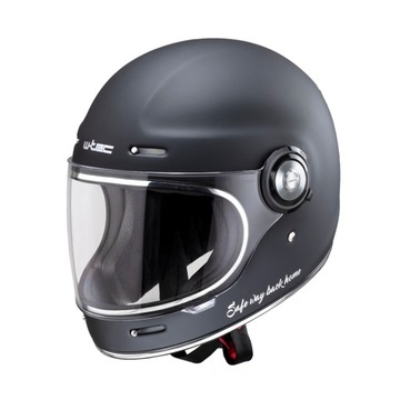 Kask motocyklowy retro W-TEC V135 SWBH Glass L