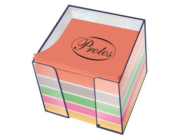 Papier notes kostka biurowa kolor w kubiku