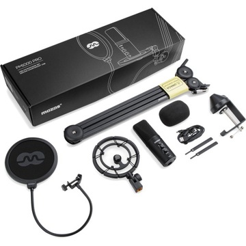 MOZOS PM1000-PRO ZESTAW MIKROFONOWY USB PROFESJONALNY MIKROFON DO KOMPUTERA